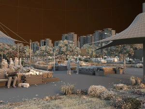 Urban architecture 3D Model