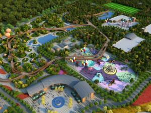 Plaza 3D Model
