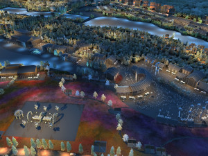 Small town 3D Model