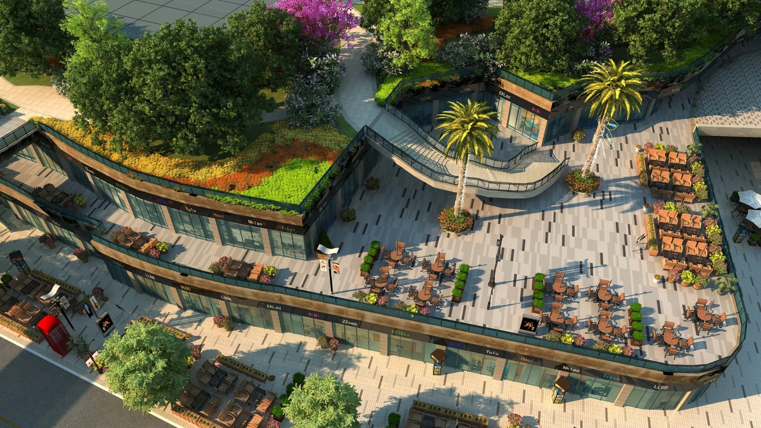 Urban architecture 3D Model .c4d .max .obj .3ds .fbx .stl .blend 