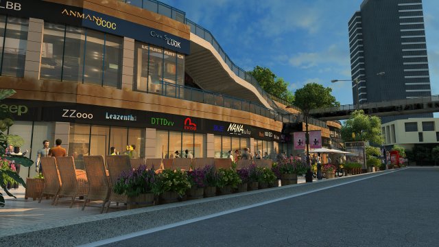 Urban architecture 3D Model .c4d .max .obj .3ds .fbx .stl .blend 