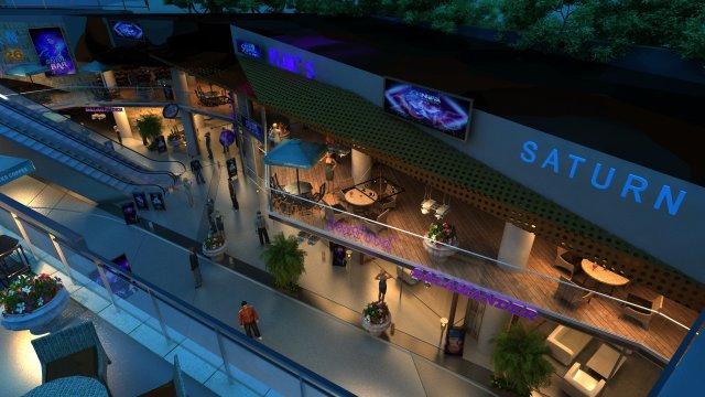 Urban architecture 3D 模型 .c4d .max .obj .3ds .fbx .stl .blend 