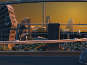 Urban architecture 3D Model