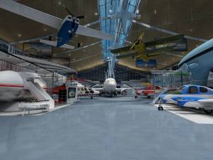 Aircraft show Modèle 3D