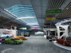 Auto show Model 3D