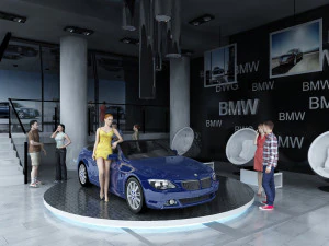 Otomatik g&ouml;steri 3D Model