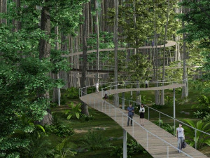 Corredor aéreo Modelo 3D