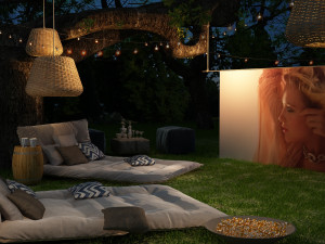 Outdoor cinema 3D Model