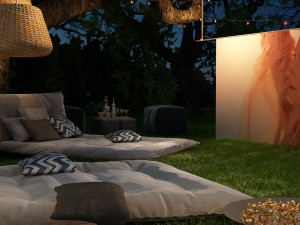 Outdoor cinema 3D-Modell