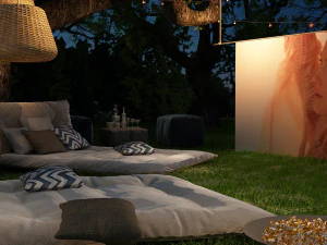 Outdoor cinema 3D Model
