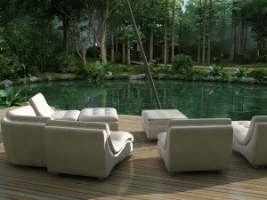 Open pool 3Dモデル