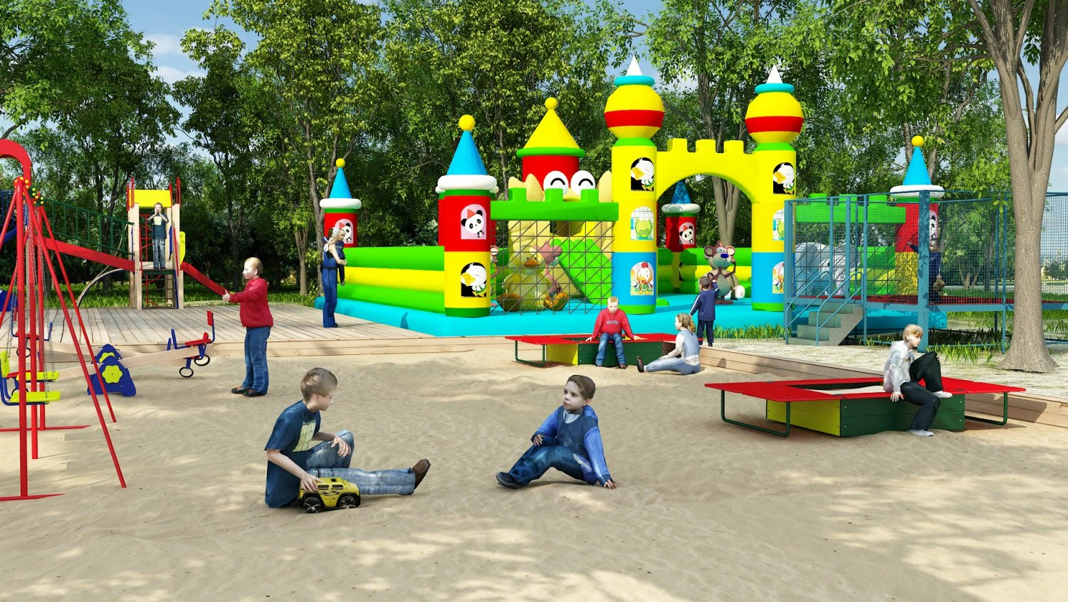 Grove 3D Model .c4d .max .obj .3ds .fbx .stl .blend 
