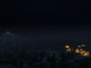 Night scene Model 3D