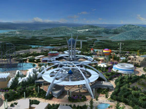 Havacılık yapısı 3D Model