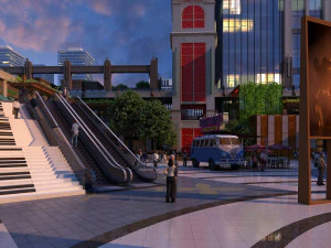 Kentsel mimari 3D Model