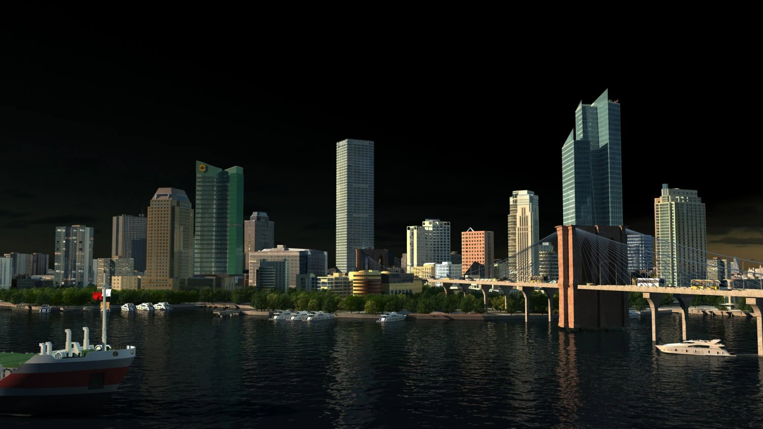 Urban architecture 3D Model .c4d .max .obj .3ds .fbx .stl .blend 