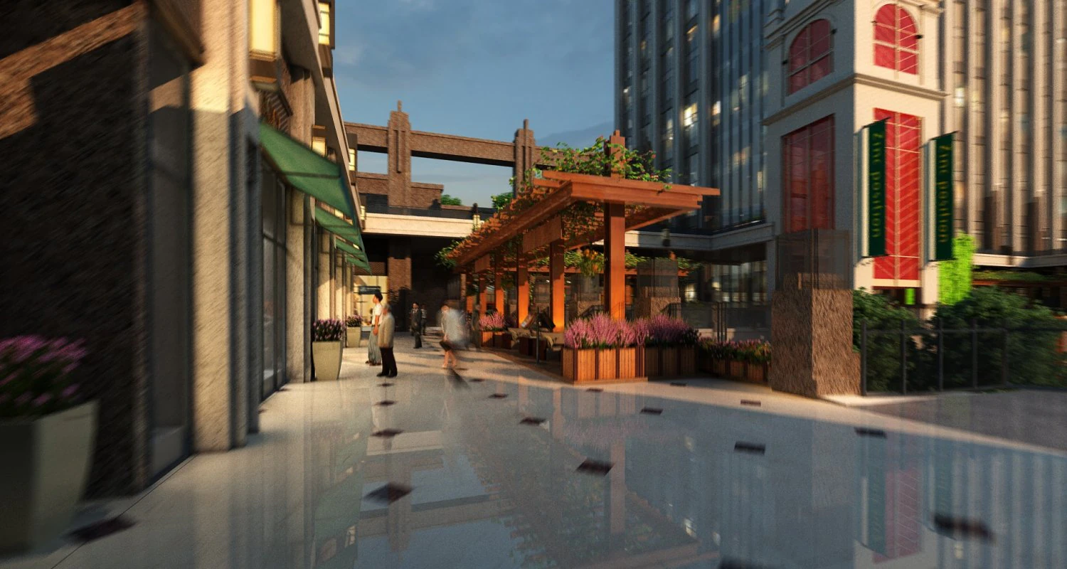 Urban architecture 3D Model .c4d .max .obj .3ds .fbx .stl .blend