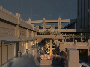 Urban architecture 3D Model