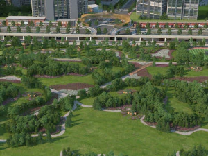 शहरी वास्तुकला 3D मॉडल