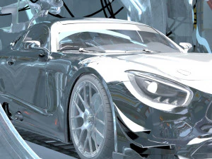 Automobile workshop 3D Model