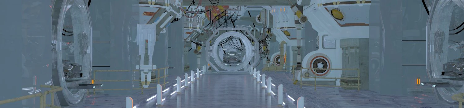 Automobile workshop 3D Model .c4d .max .obj .3ds .fbx .stl .blend 