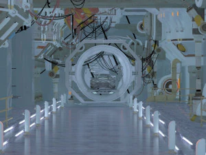 Automobile workshop 3D Model