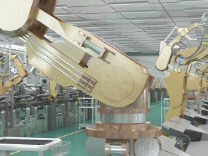 Automobile workshop Modello 3D