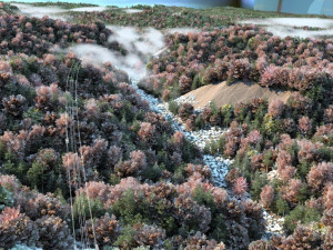 Mountain cable car Modèle 3D