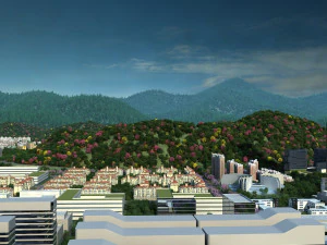 Arquitectura urbana Modelo 3D