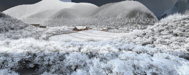 Snow in the mountains 3D Model .c4d .max .obj .3ds .fbx .stl .blend 