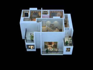 Дизайн інтер'єру 3D Модель