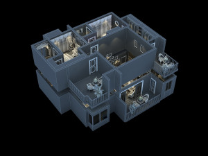 Interior design 3Dモデル