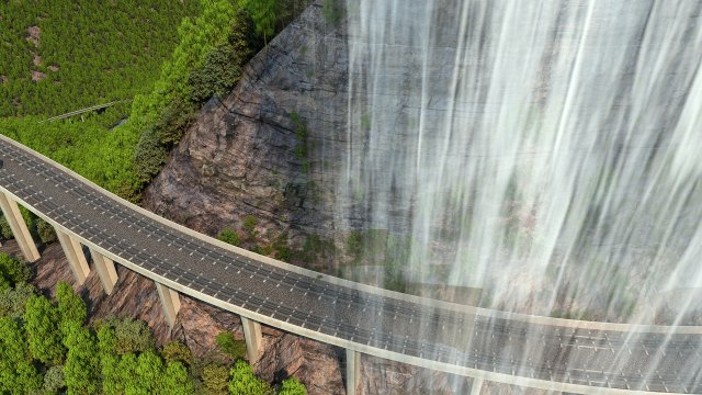 Mountain railway 3D Model .c4d .max .obj .3ds .fbx .stl .blend 