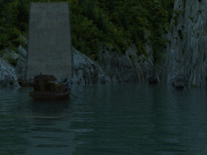 On the lake Modelo 3D
