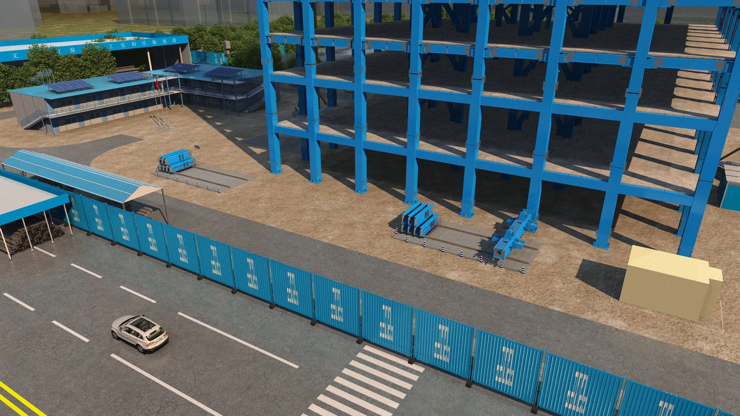 Construction site 3D Model .c4d .max .obj .3ds .fbx .stl .blend 