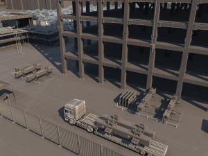Construction site 3D मॉडल