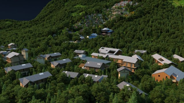 Village 3D मॉडल .c4d .max .obj .3ds .fbx .stl .blend 