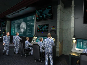 지휘센터 3D 모델