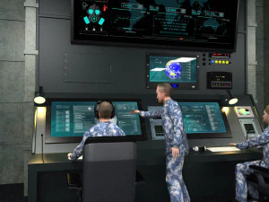 지휘센터 3D 모델