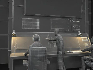 지휘센터 3D 모델