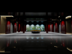 Exhibition hall Modèle 3D