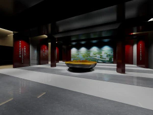 Exhibition hall 3D Model
