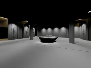 Exhibition hall 3D Model