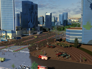 Urban architecture Model 3D