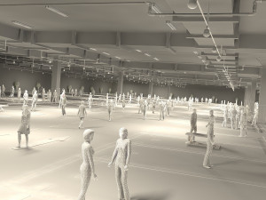 Underground parking lot 3D Модель