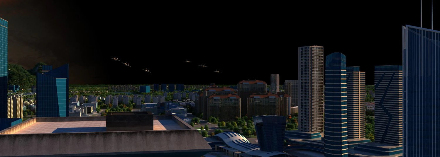 Urban architecture 3D Model .c4d .max .obj .3ds .fbx .stl .blend 
