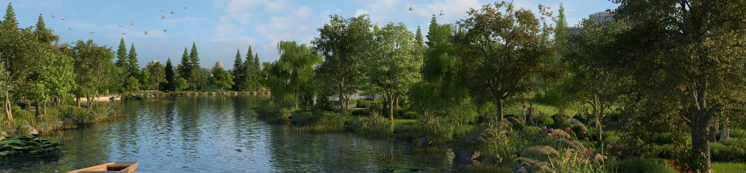 Riverside 3D Model .c4d .max .obj .3ds .fbx .stl .blend 