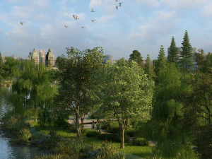Riverside 3D Model