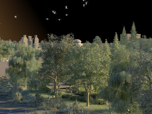 Riverside 3D 模型