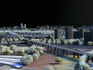 Urban architecture 3D Model